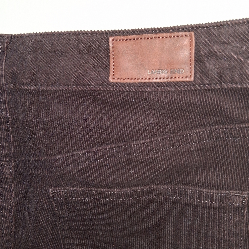Sold Like New Lands' End Brown Corduroy Pants - Picture 4 of 5
